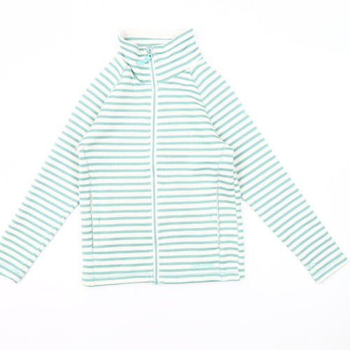 Craghoppers Girls Green Striped Jacket 9-10 Years