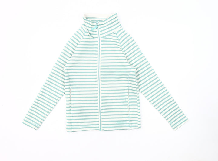 Craghoppers Girls Green Striped Jacket 9-10 Years
