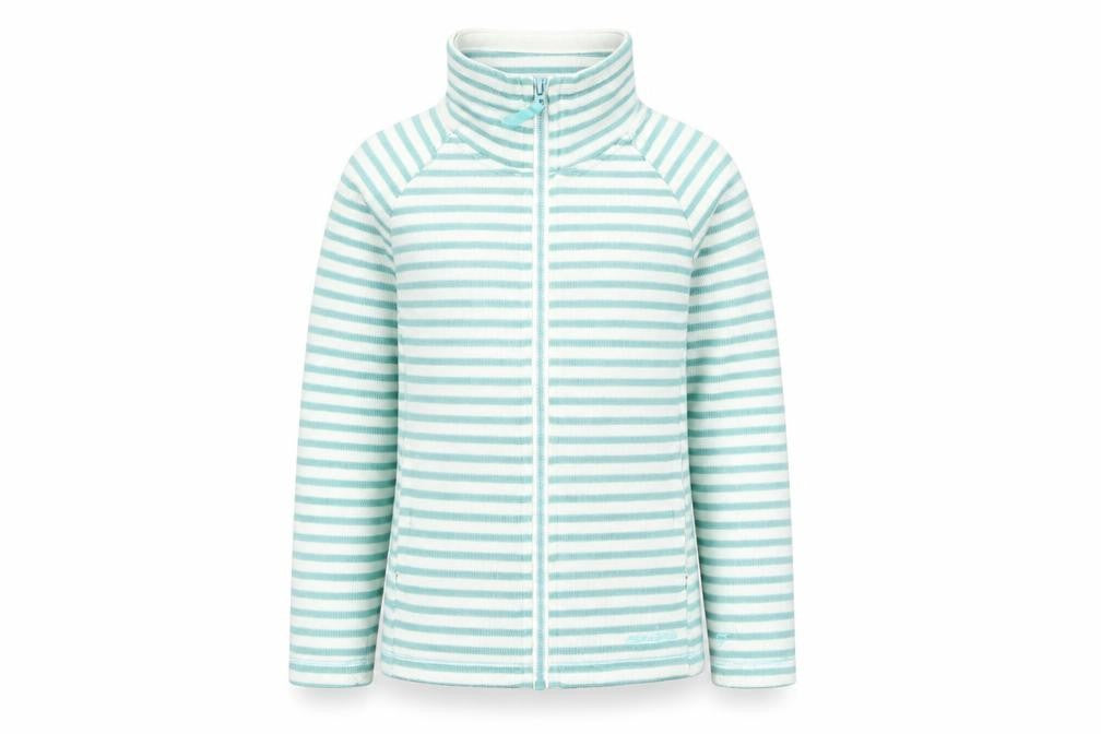 Craghoppers Girls Green Striped Jacket 9-10 Years