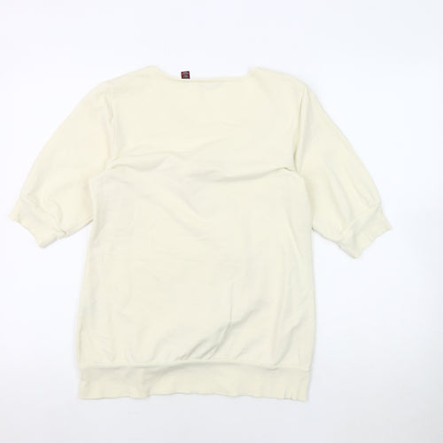 Ted Baker Women's Ivory Beaded Blouse Size 10