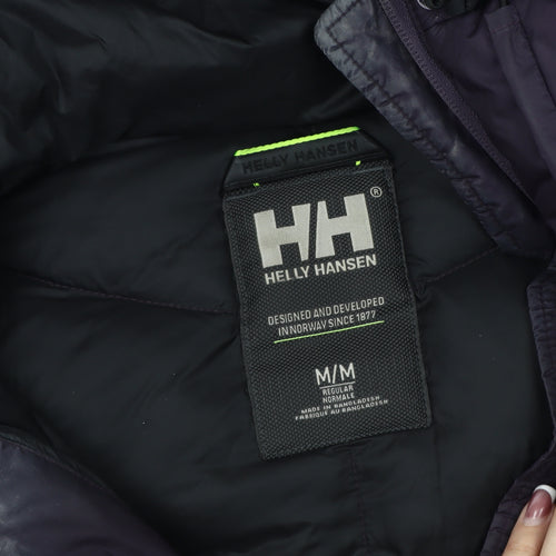 Helly Hansen Men's Purple Puffer Jacket M - Winter Outdoors