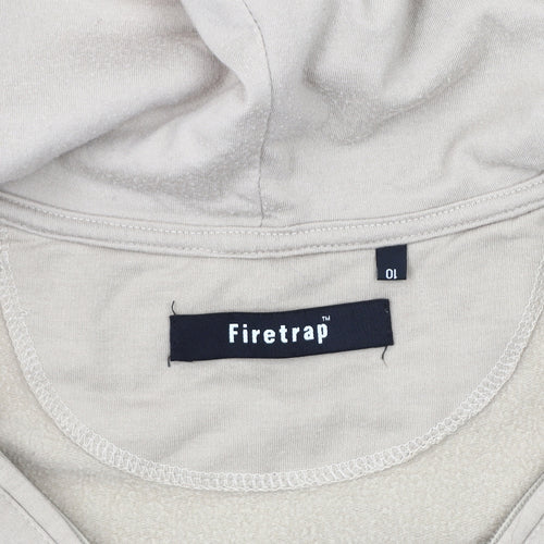 Firetrap Women's Beige Pullover Hoodie Size 10
