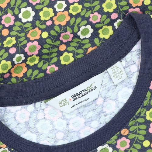 Regatta Women's Multicoloured Floral T-Shirt Size 10