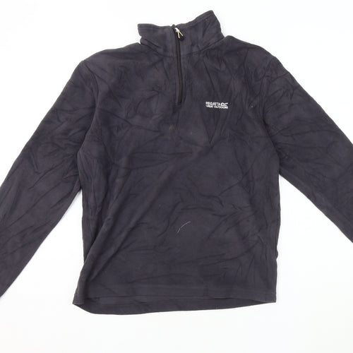 Regatta Men's Black Pullover Fleece Sweatshirt S