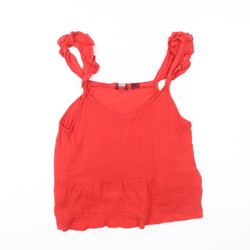Superdry Women's Red Camisole Tank Top Size 12