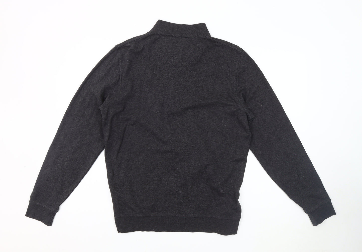 Barbour Men's Grey 1/4 Zip Sweatshirt Size S