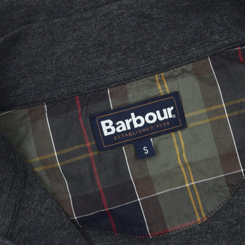 Barbour Men's Grey 1/4 Zip Sweatshirt Size S