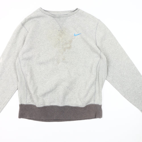 Nike Men's Grey L Pullover Sweatshirt