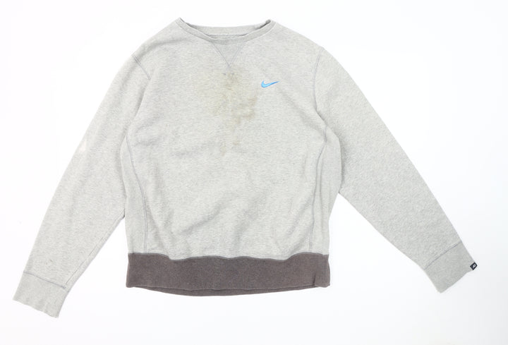 Nike Men's Grey L Pullover Sweatshirt