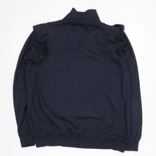 Dunnes Women's Blue XL High Neck Jumper