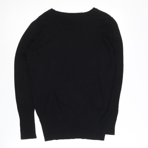 Dorothy Perkins Women's Black Knit Jumper Size 8