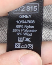 M&Co Women's Grey Open Front Cardigan Size 16 Regular Fit