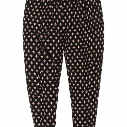 Debenhams Women’s Black Geometric Trousers Size 12