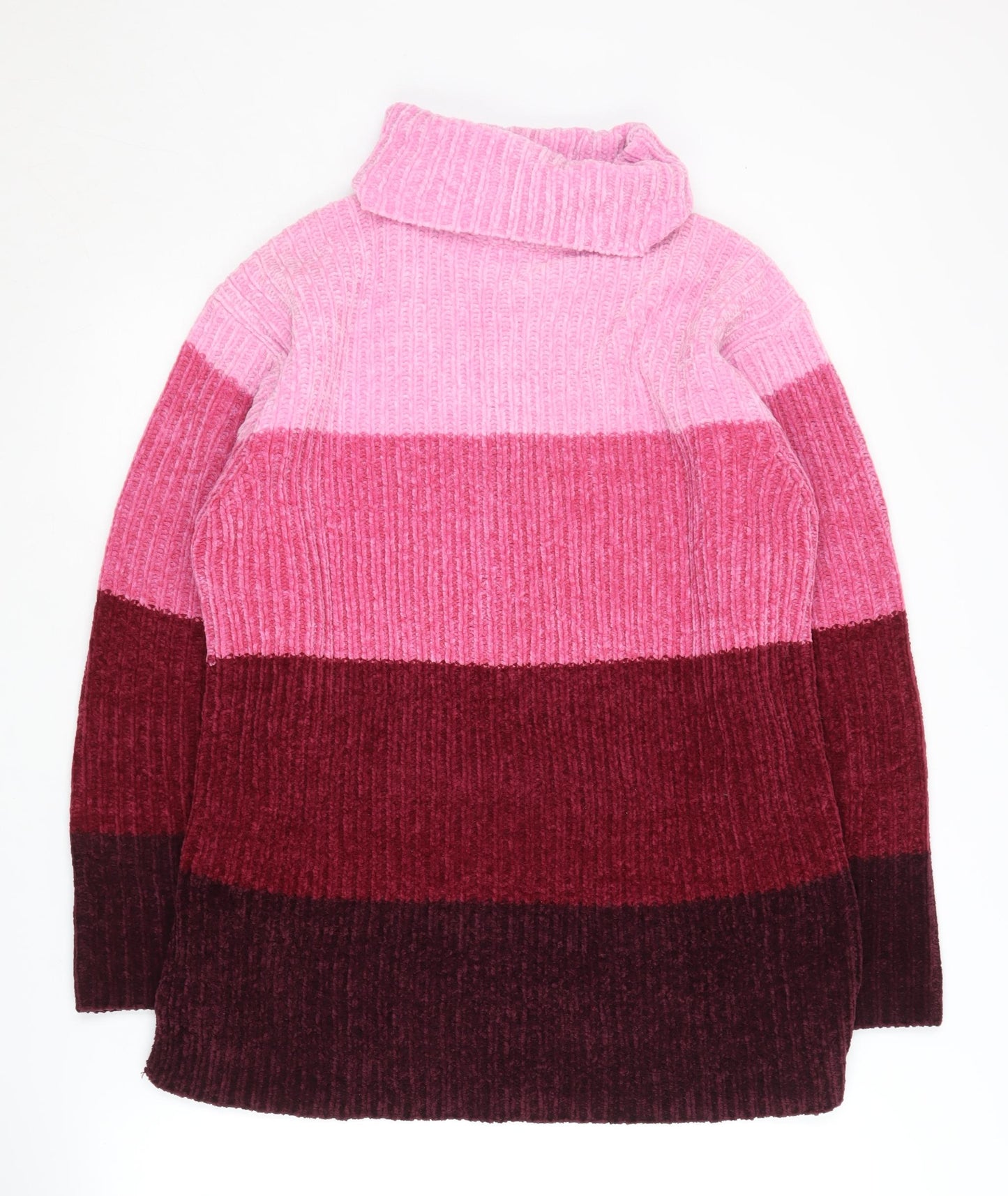 Classic Essentials Women's Multicolour Roll Neck Pullover