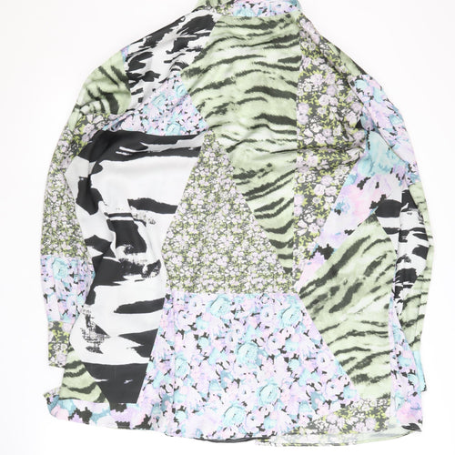 ASOS Women's Multicoloured Floral Button-Up Shirt Size 16