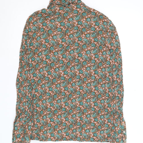 Zara Basic Women's Multicoloured Floral Blouse S