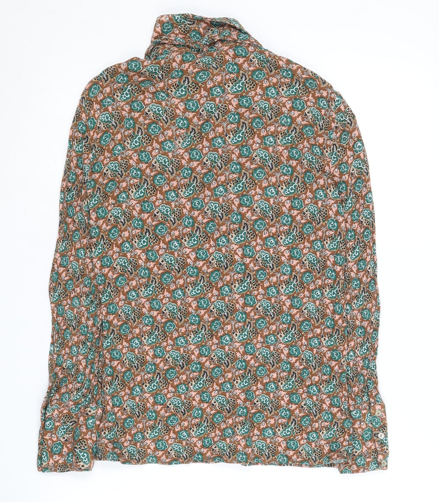 Zara Basic Women's Multicoloured Floral Blouse S