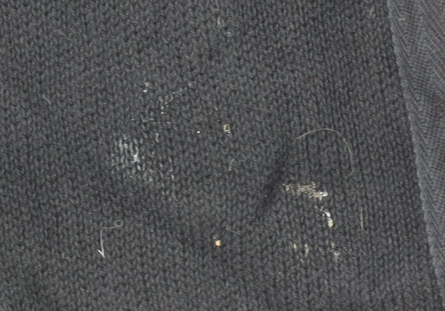 Zara Women's Black Mock Neck Zip Jumper Size 12