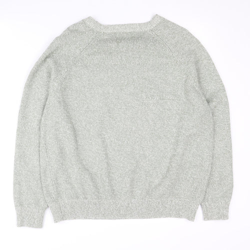 Marks and Spencer Women's Green Knit Pullover Jumper L