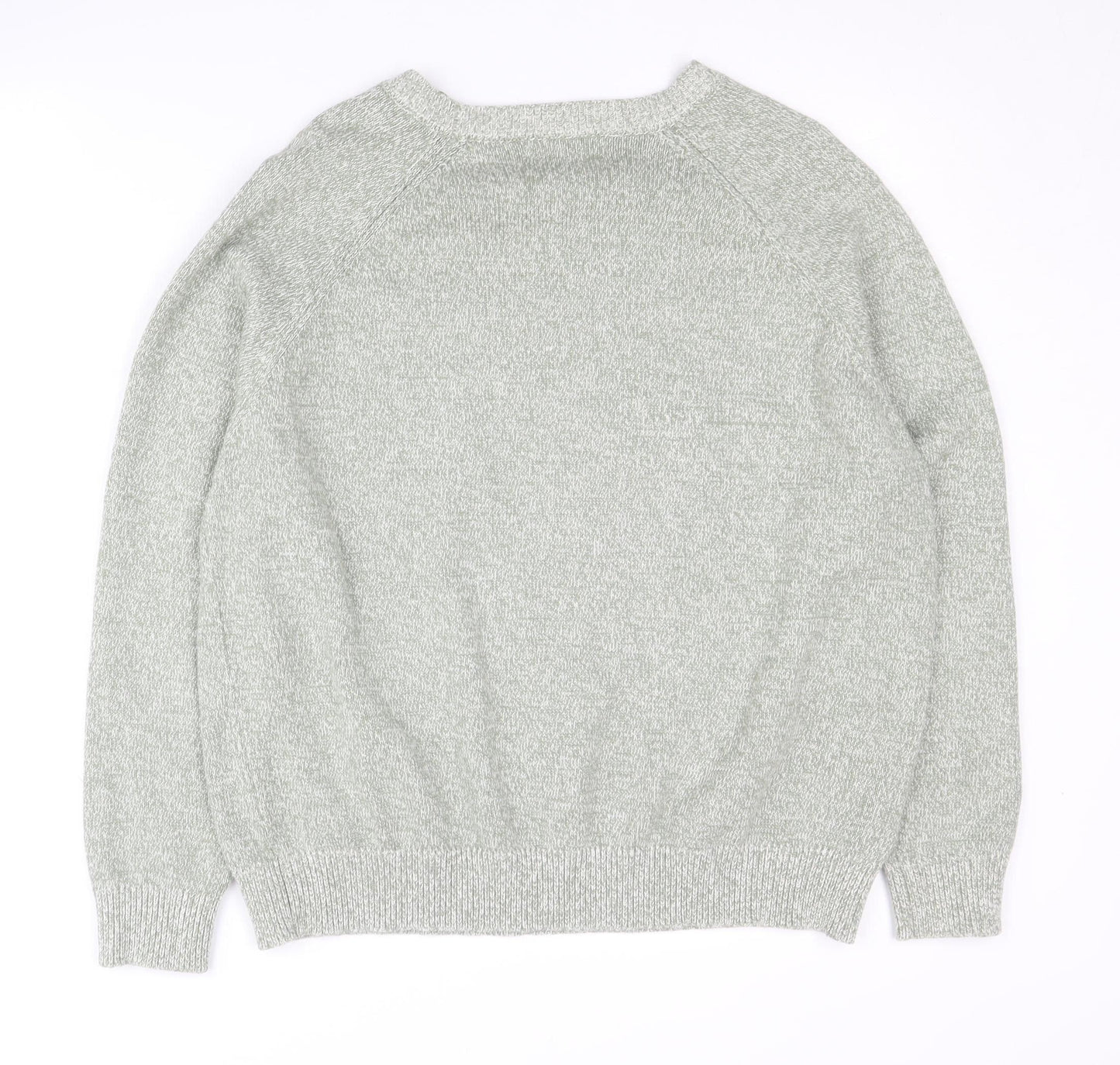 Marks and Spencer Women's Green Knit Pullover Jumper L