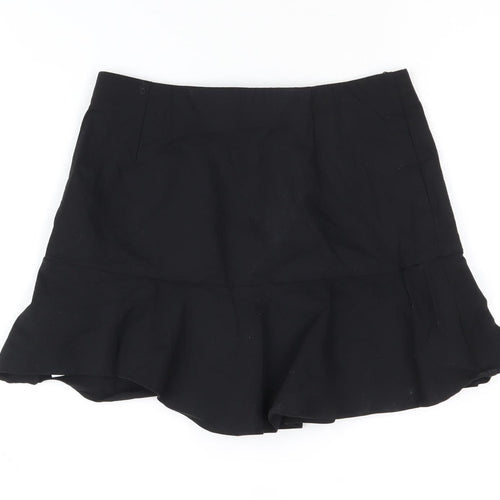 Zara Women's Black Flare Skirt, Size S, Casual