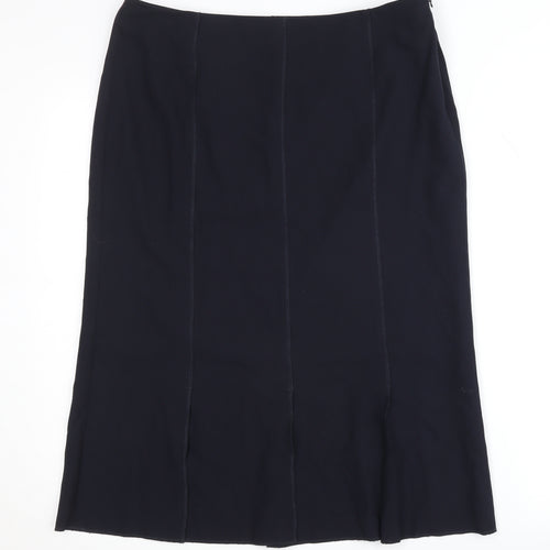 Marks and Spencer Women's Black Midi Pencil Skirt Size 14