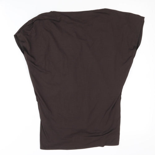 Marks and Spencer Women's Brown Wrap Top UK 16