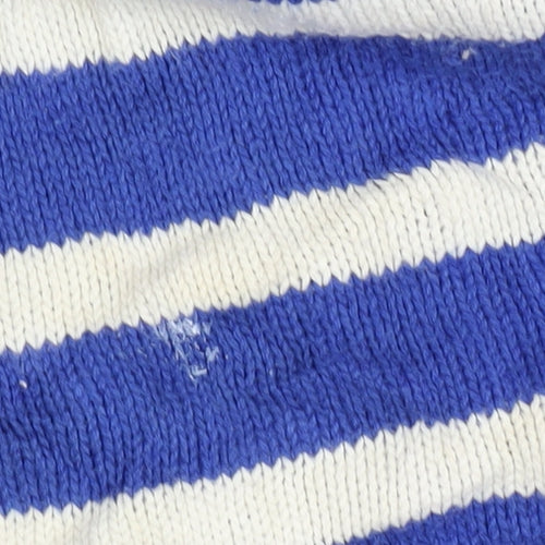 Nautica Women's Blue Striped Pullover Jumper XL