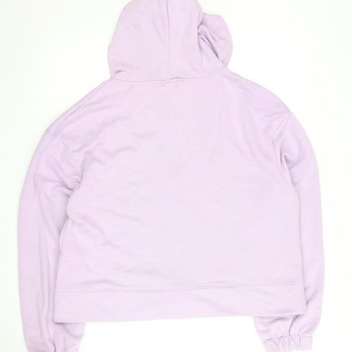 Stradivarius Women's Purple Full Zip Hoodie Size 12