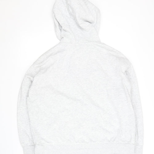 Grey Hooded Running Hoodie - Unisex M