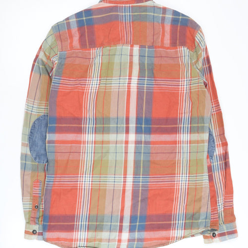Next Men's Multicoloured Plaid Shirt, M, Long Sleeve