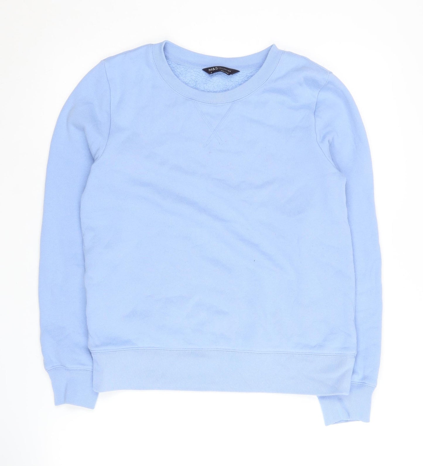 Marks and Spencer Women's Blue Pullover Sweatshirt Size 6