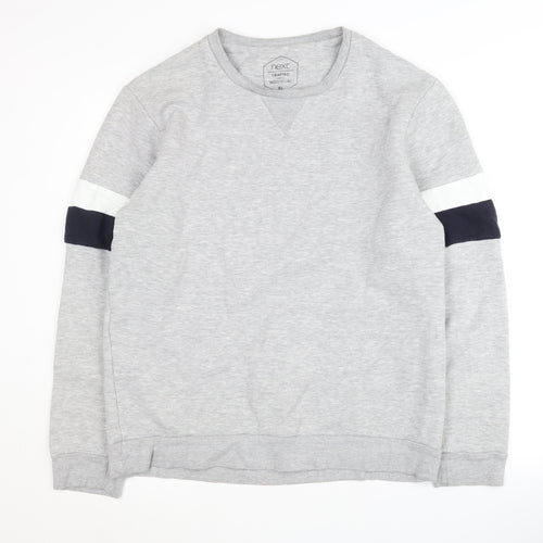 Next Men’s Grey XL Pullover Sweatshirt