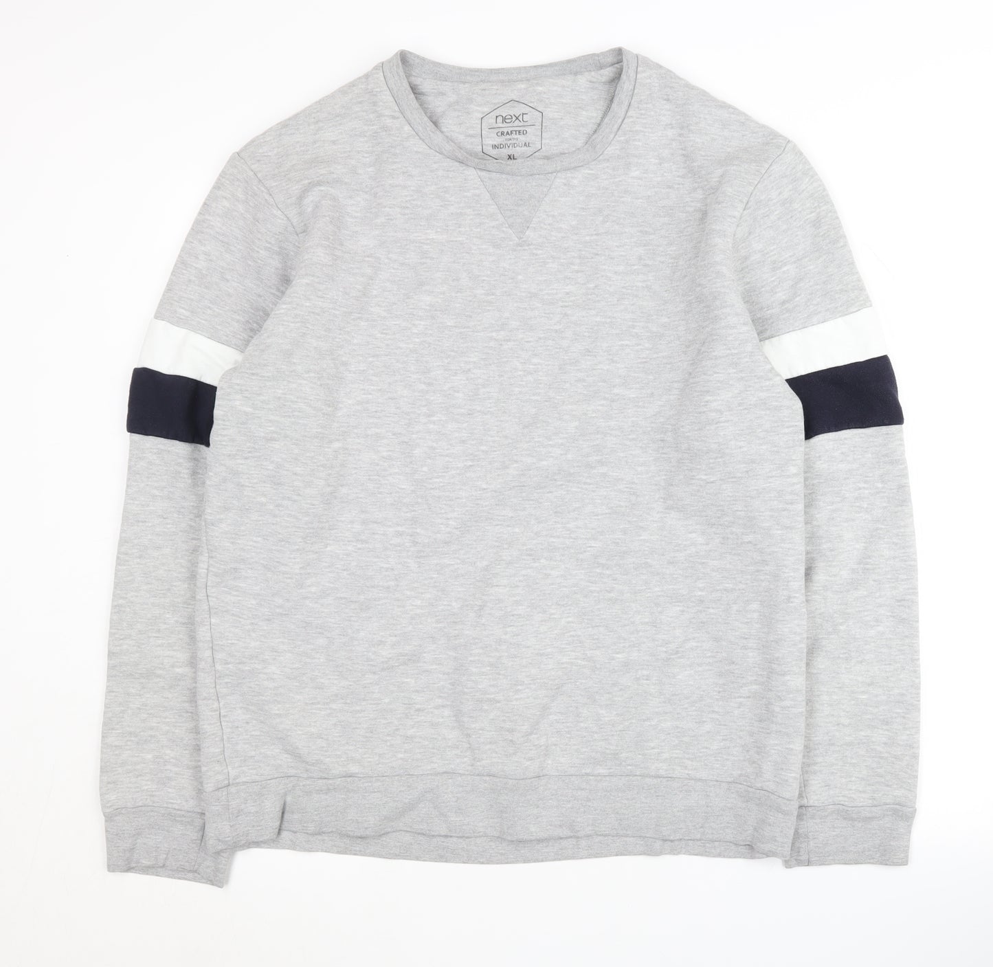 Next Men’s Grey XL Pullover Sweatshirt
