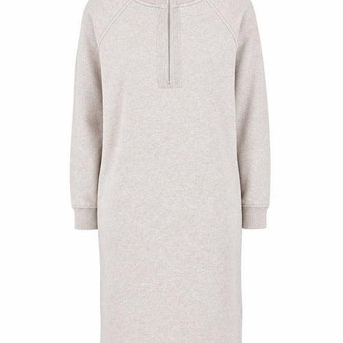 Next Women Beige Knit Dress M Size with High Neck
