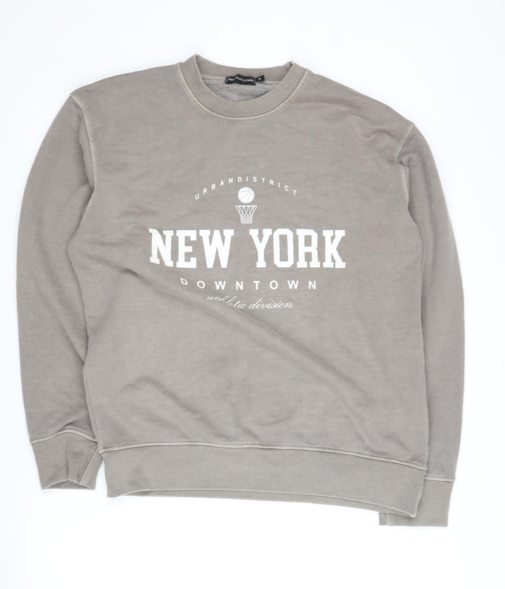 PrettyLittleThing Women's Grey Pullover Sweatshirt M