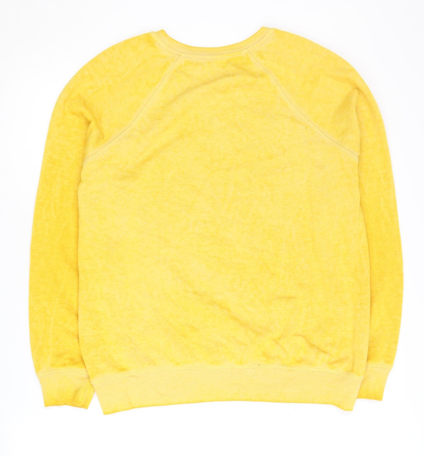 Next Women's Yellow Graphic Sweatshirt M