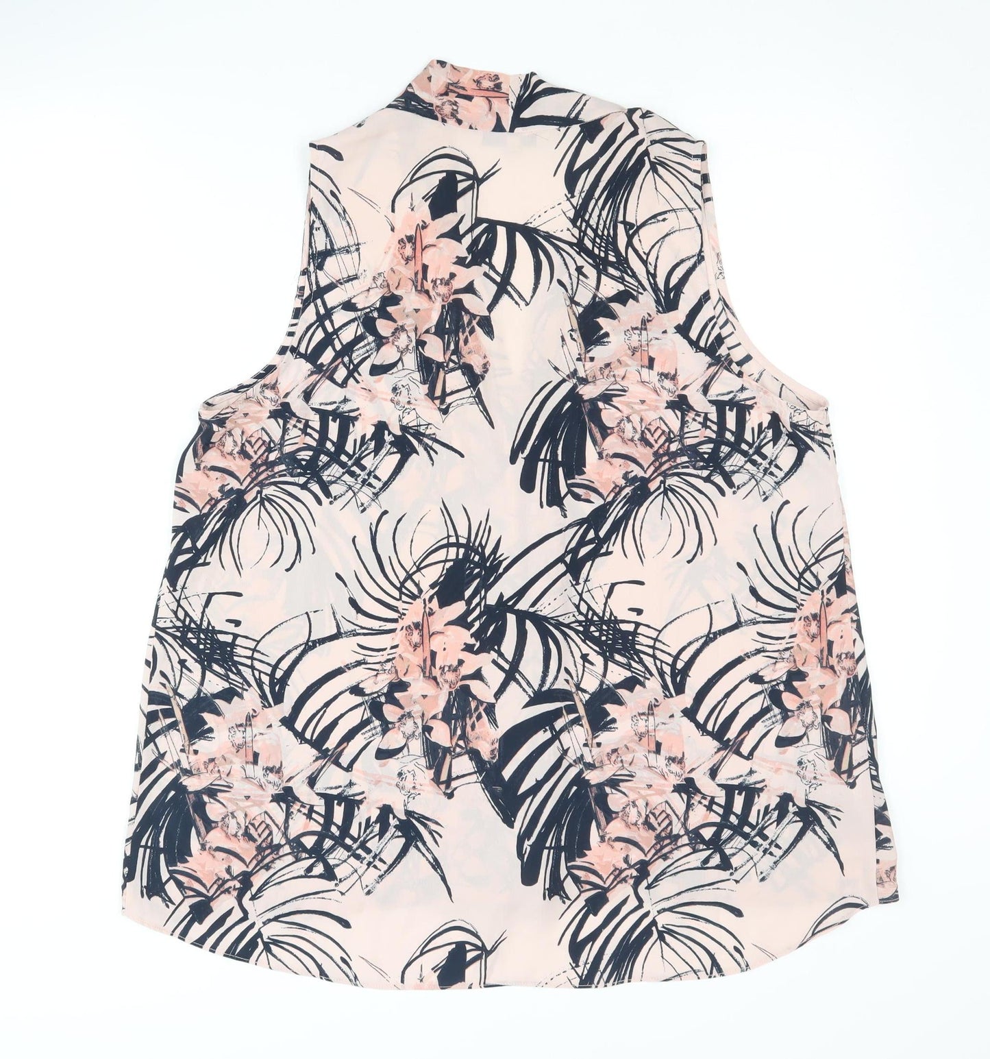 Next Women's Multicoloured Floral Sleeveless Top Size 16