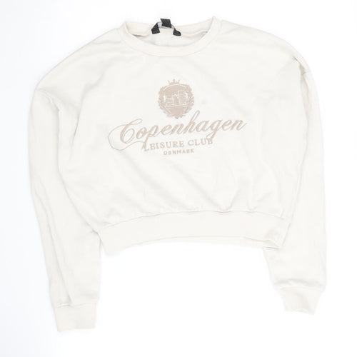 New Look Girls White Pullover Sweatshirt - 12-13 Years