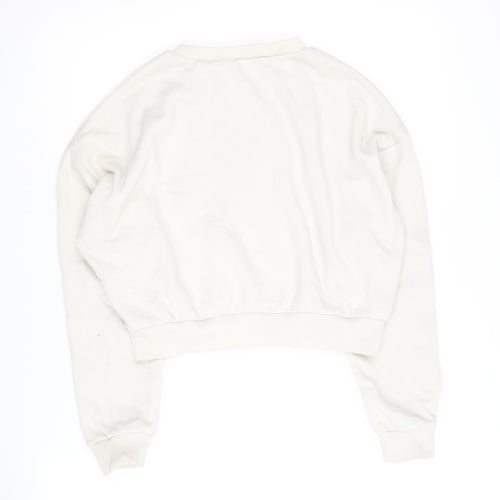 New Look Girls White Pullover Sweatshirt - 12-13 Years