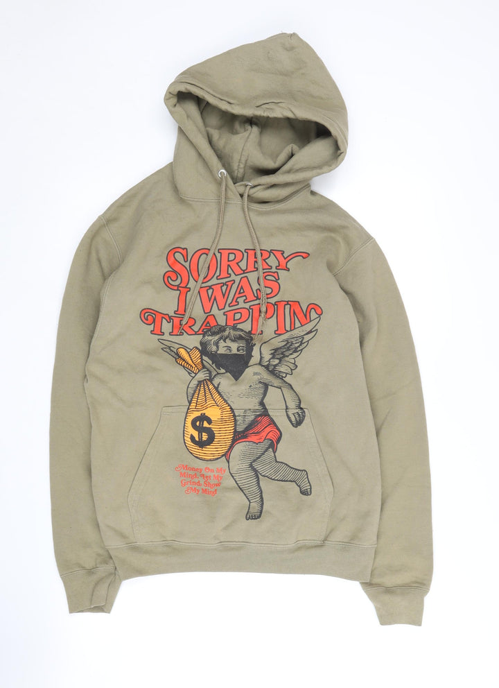 Fashion Nova Men's Green XS Hoodie Pullover with Graphic