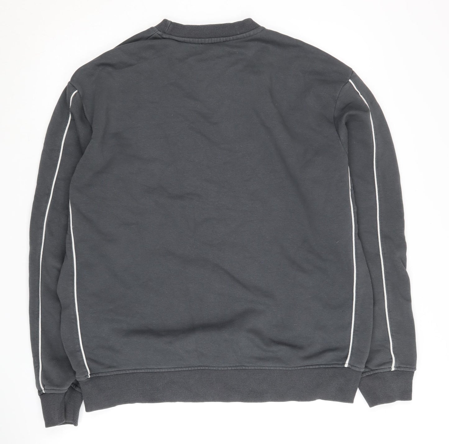 New Look Men's Grey L Pullover Sweatshirt