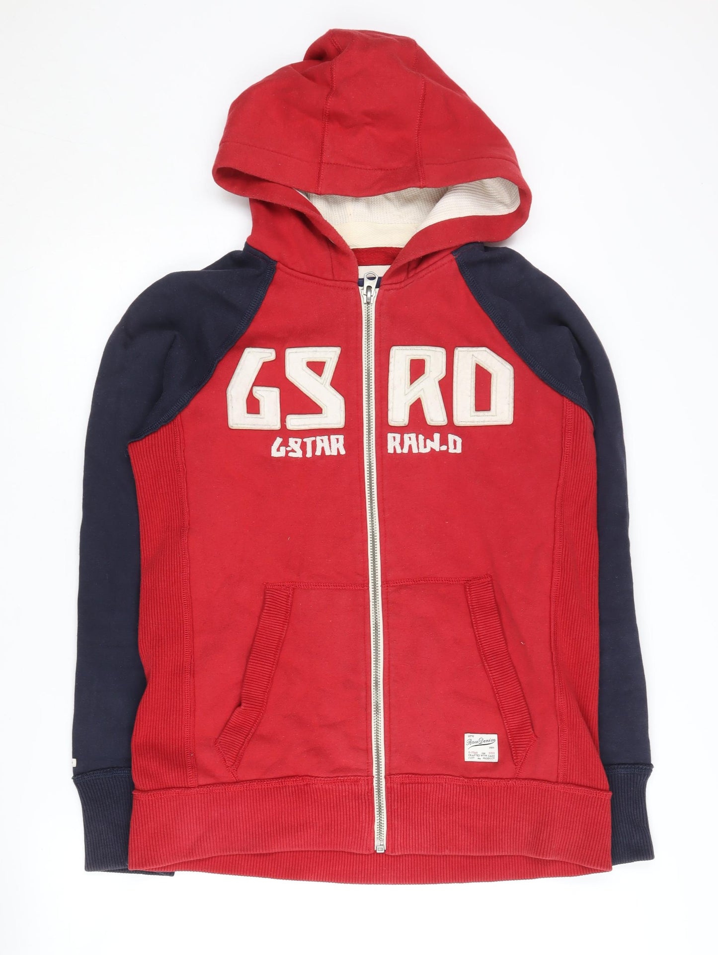 G-Star Raw Men's Red Full Zip Hoodie - Size L