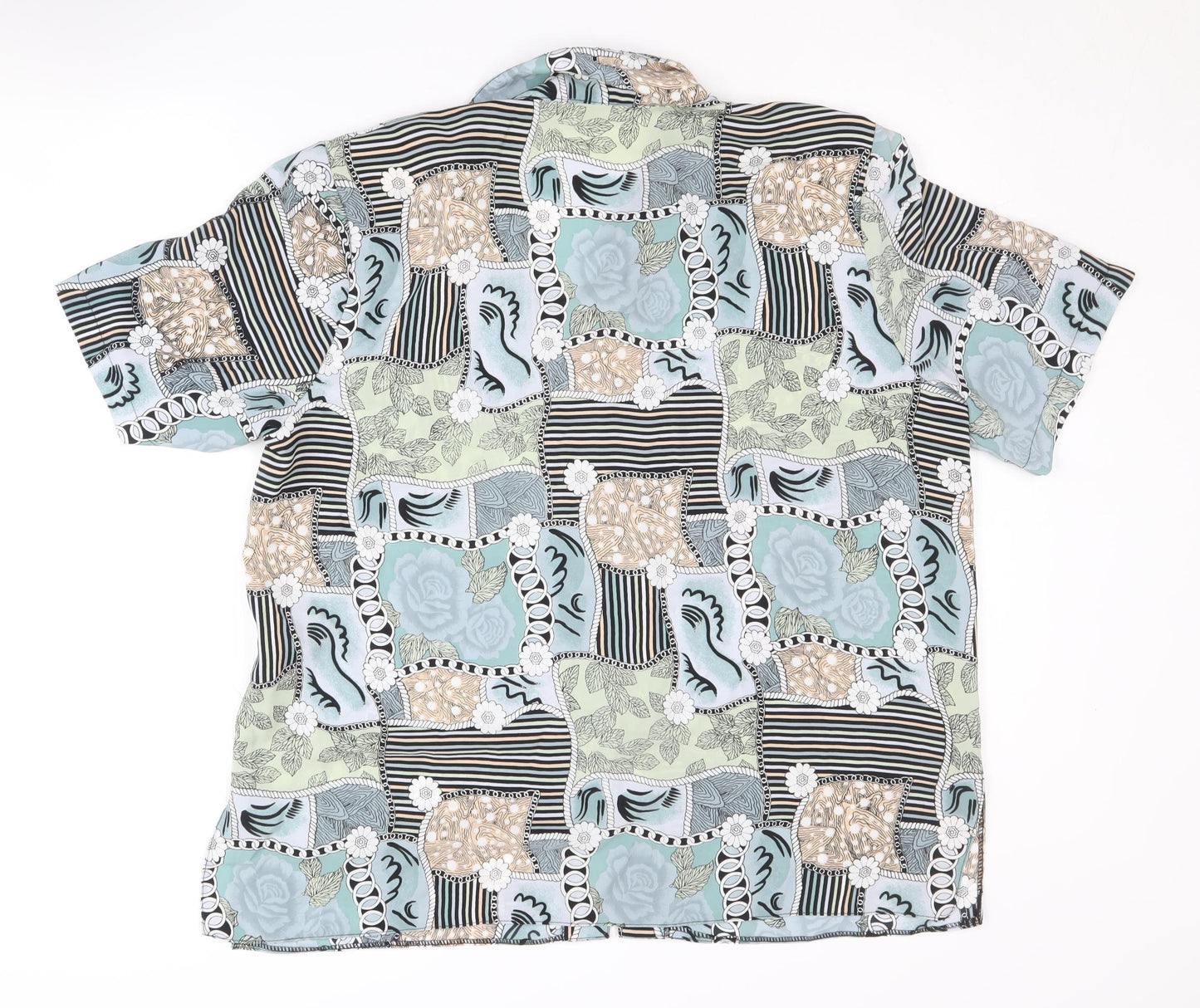 Design Essentials Women's Multicoloured Plus Button-Up
