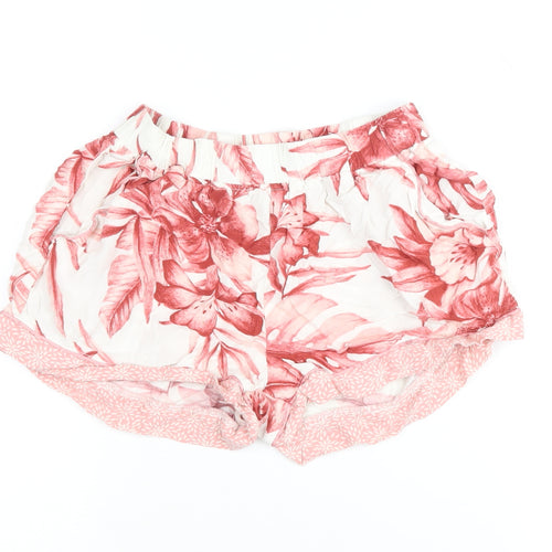 Next Women's Floral Viscose Shorts Size 6