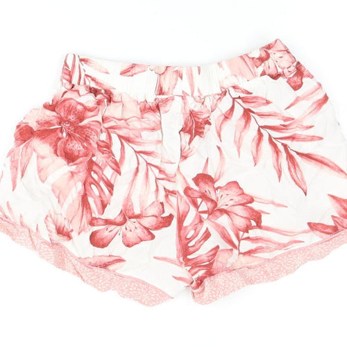 Next Women's Floral Viscose Shorts Size 6