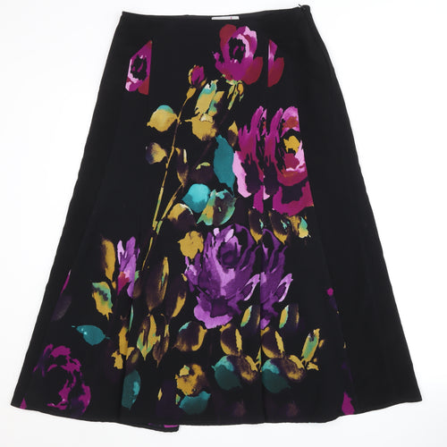 Marks and Spencer Women's Multicoloured A-Line Skirt Size 10