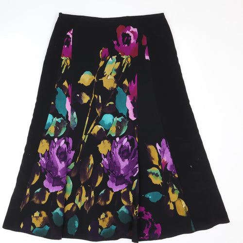 Marks and Spencer Women's Multicoloured A-Line Skirt Size 10