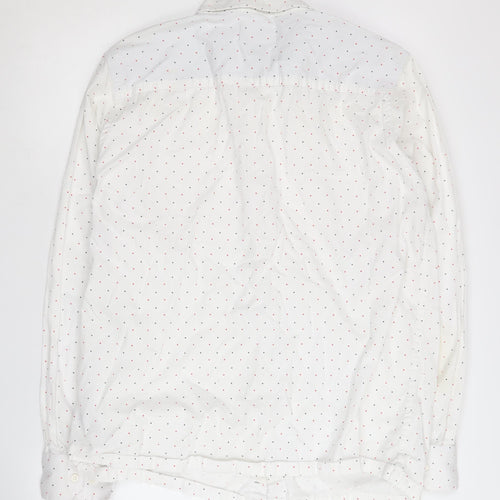 Weekend Offender Men's White Polka Dot Shirt XL