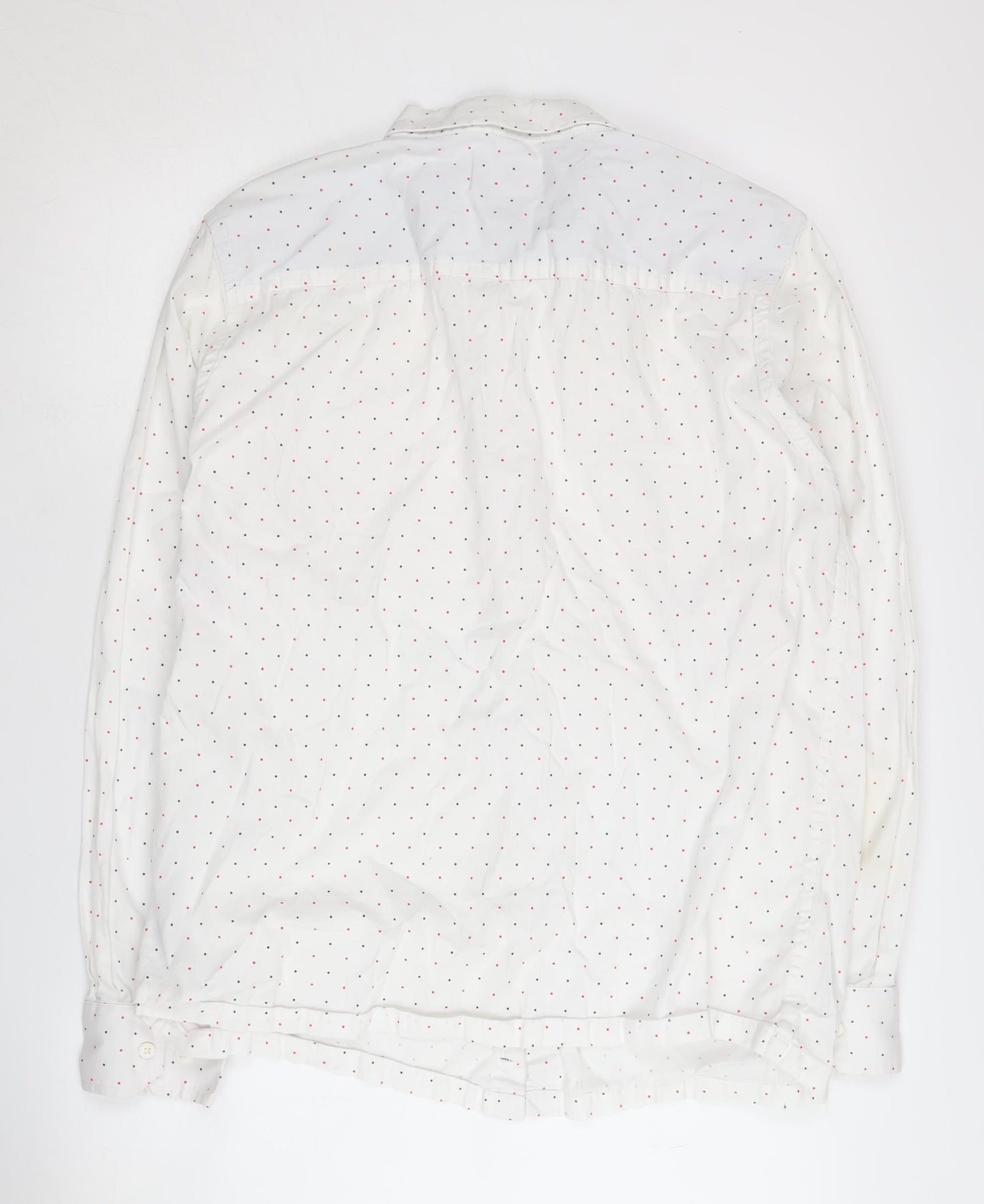Weekend Offender Men's White Polka Dot Shirt XL